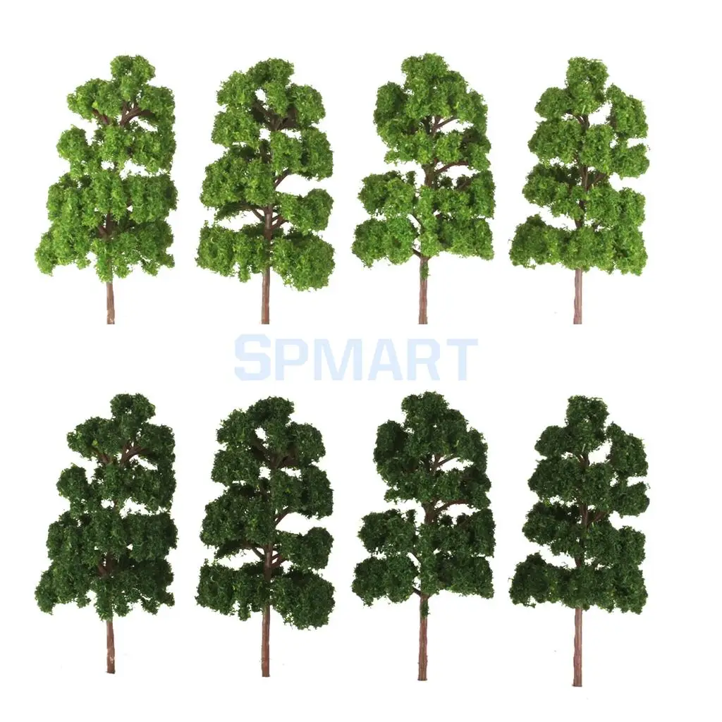 20 Trees Model Train Railroad Wargame Diorama Scenery Landscape HO N Scale