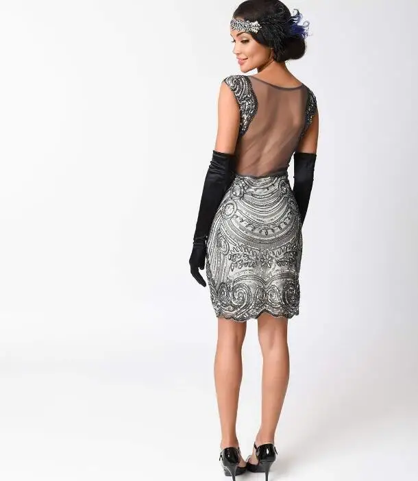 Vintage 1920 Dresses Black For Women Non Sleeve Fler Vintage 1920 Dresses Black For Women Non Sleeve Fler Fringed Great Gatsby Dress Champagne Y Short Free Shipping In Latin From Novelty Special