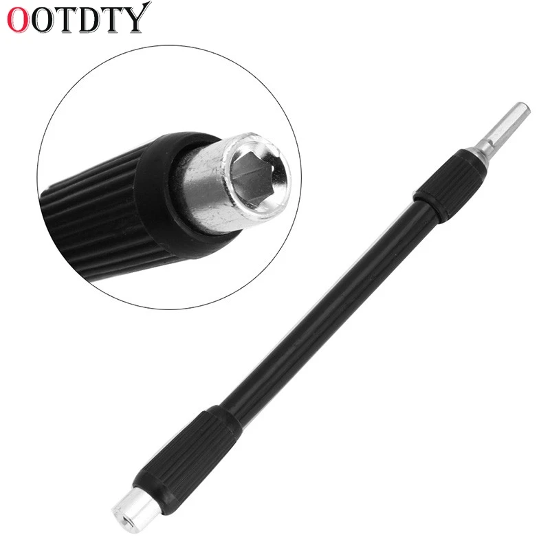 

1pc Bendable Magnetic Shaft Screwdriver Bit Holder 4mm Hex Drive Drill Bit Flexible Hand Tools