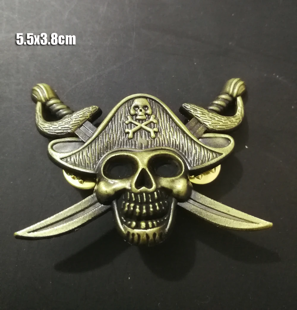

NEWEST MOTORCYCLE SKULL KNIFES PINS BADGES BROOCHES FOR BIKER JACKET VEST SHOES BAG BELT GARMENT BROOCHES PINS HAT PINS BUCKLE