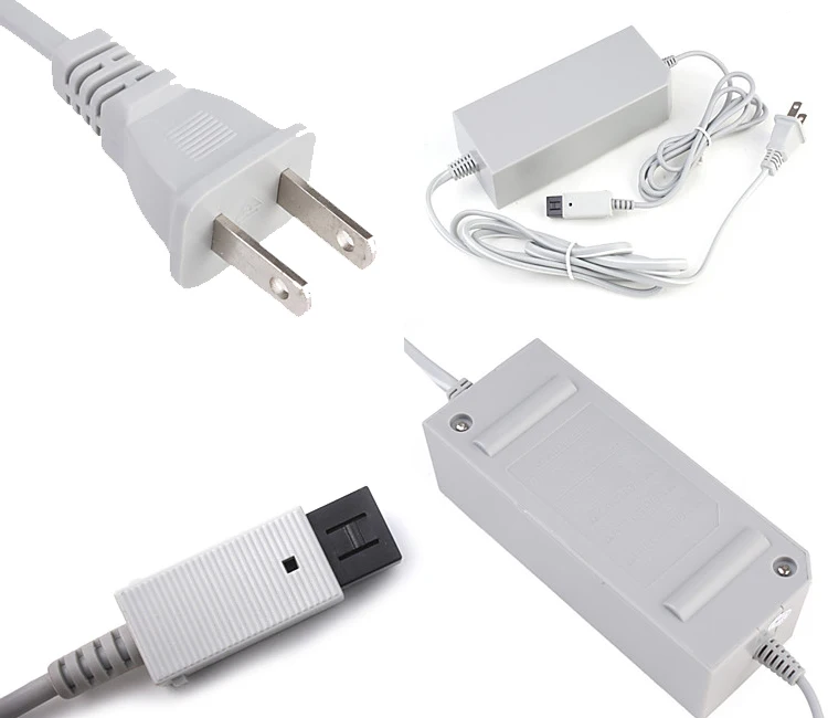 

50pcs lots US/EU AC Adapter 100 - 240V 12V 3.7A Wall Power Charger Supply for Nintendo Wii Gamepad Controller