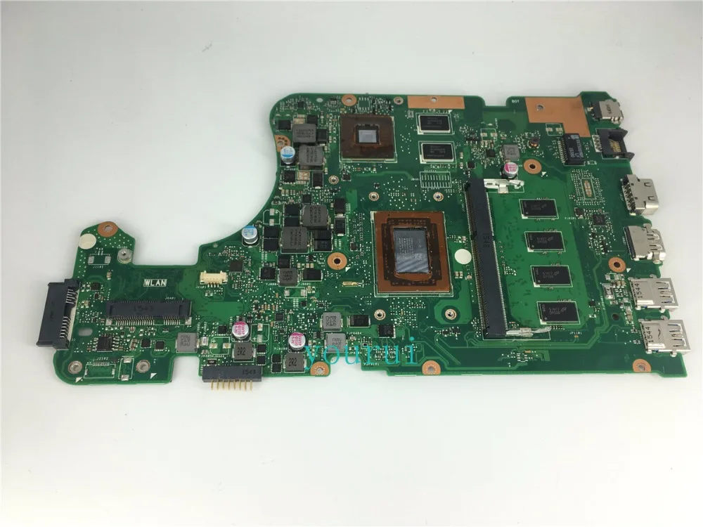 Материнская плата yourui для ноутбуков ASUS X555D A555D X555DG X555YI б/у модель REV 2 0 100%