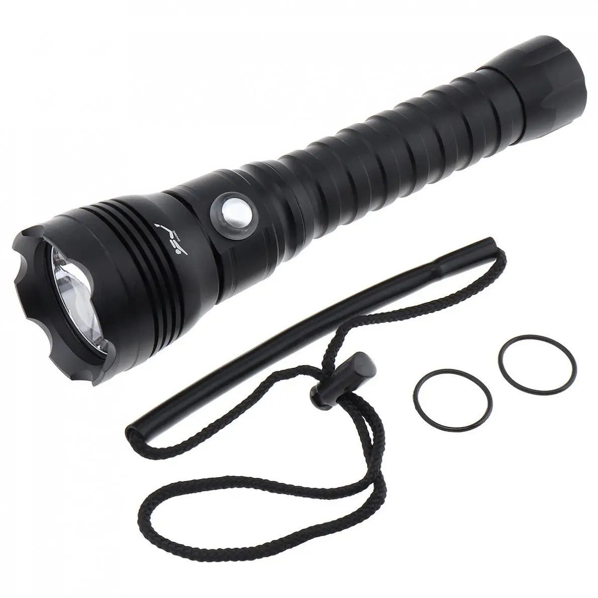 

Waterproof 4000 Lumens XHP70.2 LED Black Underwater 100M Scuba Diving LED Flashlight with 4 Modes Light for Professional Diving