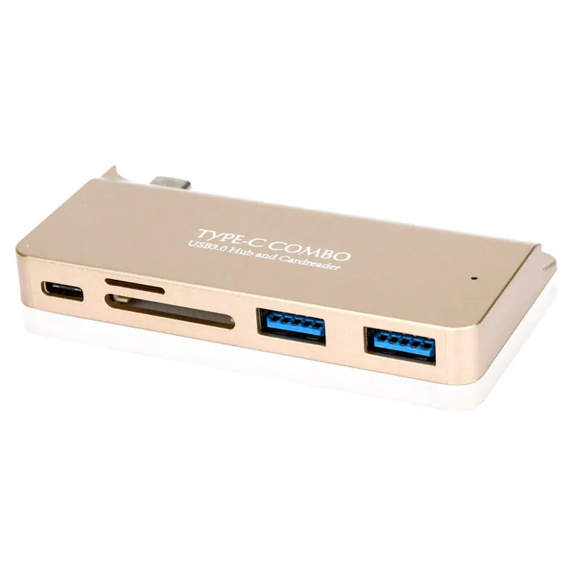 

USB-C 3.1 Type-C SD/TF Card Reader Hub USB 3.0 Combo PD-Power For MacBook 12 inch A8