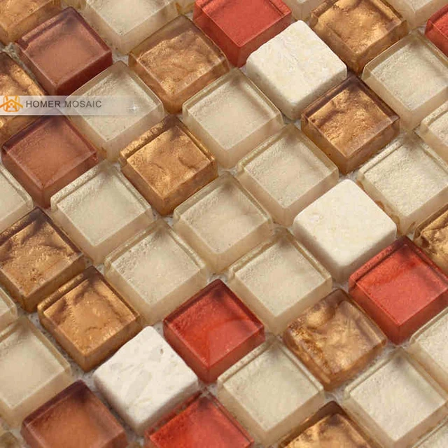 Gl Mixed Stone Wall And Floor Tile 12x12 Bathroom Tiles Kitchen Gl Mixed Stone Wall And Floor Tile 12x12 Bathroom Tiles Kitchen Backsplash Mosaic Free Shipping