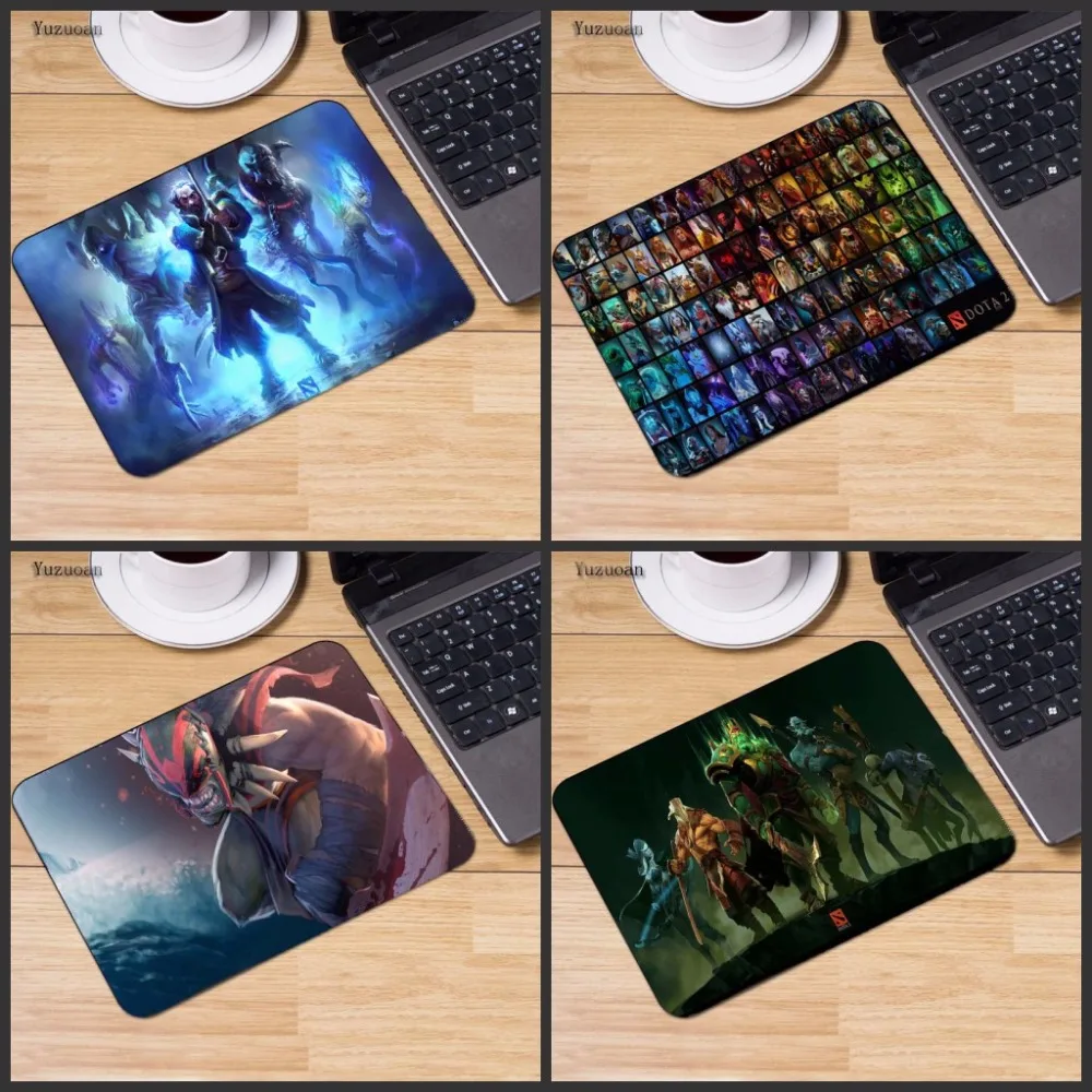 

Yuzuoan DOTA 2 Boys Love mouse pad gaming mousepad gamer Small Size 18*22CM And 25*20CM personalized pad mouse keyboard pad
