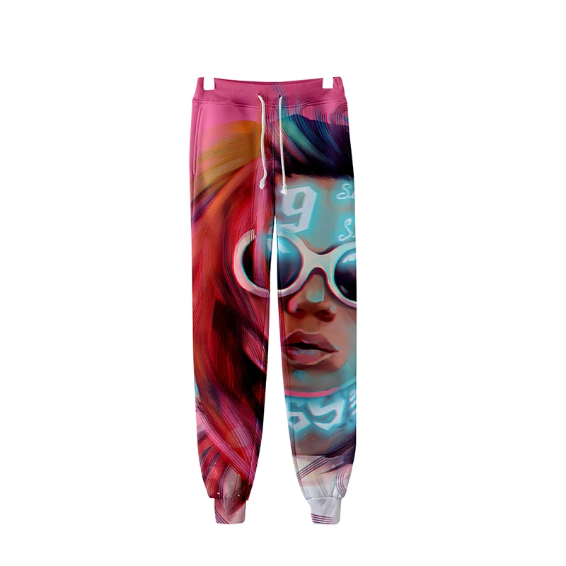 LUCKYFRIDAYF Забавные 3d 6ix9ine джоггеры брюки для мужчин женщин Повседневное хип хоп