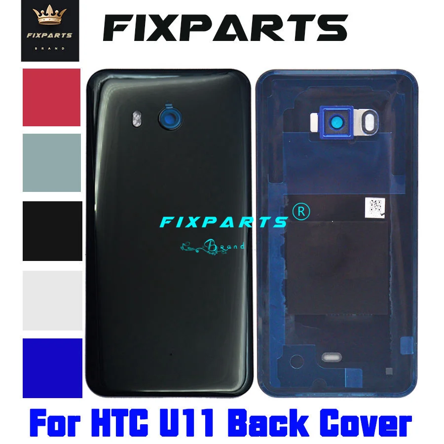 HTC U11 U-3W U-1W Battery Cover Door Back Housing Rear Case For HTC U11 Battery Door Replacement Parts (4)