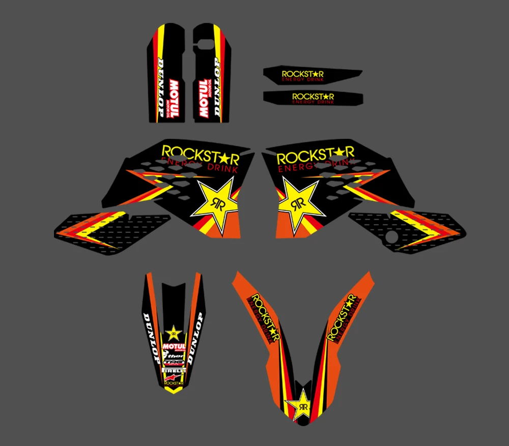 Набор стикеров для KTM 125 150 200 250 300 350 400 450 500 505 520 XC SX SXF EXC XCW XCF EXCF 2007 2009|sticker kit|decal kitdecal