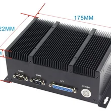 Hcipc B102-1 HCS1037A, Intel C1037U, с переключением между дальним и чип: Intel NM70, VGA+ HDMI, 1* DDR3, 6* COM, 8* USB AC/DC 12 V, 2* LAN Giga, 2* мини PCIE и SIM