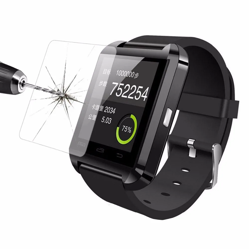

Clear LCD Screen Protector Protective Film For U8 Bluetooth Watch Phone Watachband Sporting Goods Accessories