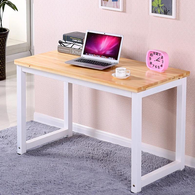 Table Cheap Desktop Computer Desk Solid Wood Pine Simple Notebook