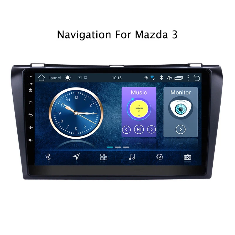 Супер тонкий сенсорный экран Android 8,1 радио gps навигация для Mazda 3 2004 2009 планшеты стерео Мультимедиа вайфай USB Bluetooth