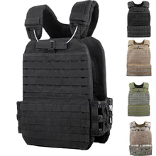 Жилет в Военном Стиле MOLLE боевой штурмовой пластины Перевозчик военно-тактический страйкбол жилет CS верхняя одежда охотничий жилет