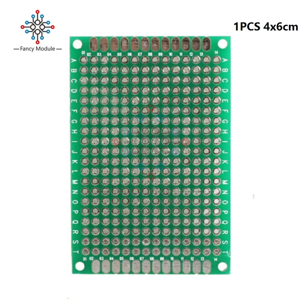 4 шт. двухсторонний Прототип PCB Луженая макетная плата 5x7 4x6 3x7 2x8 см каждая 1 шт. FR4