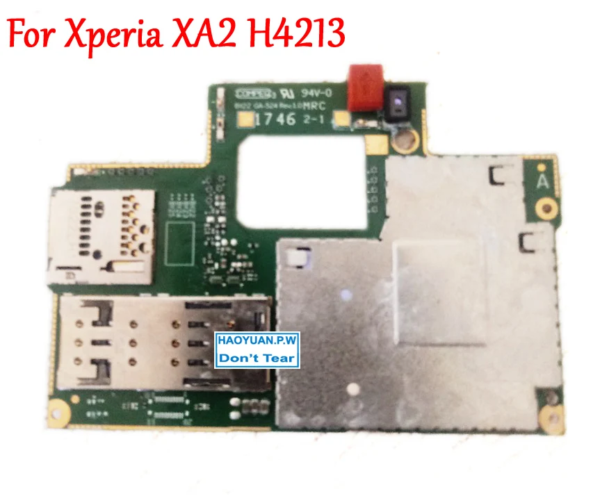 

Tested Full Work Original Unlock Motherboard For Sony Xperia XA2 H4213 XA2 Plus H4413 Logic Circuit Electronic Panel