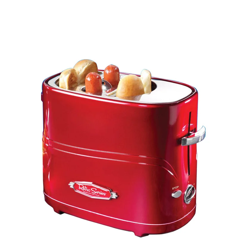

Home Mini breakfast Automatic sausage machine hot dog machine toaster bread maker