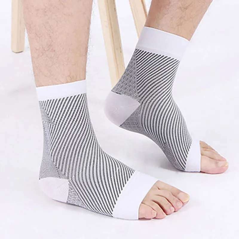 Buy Anti Fatigue Protective Foot Socks Selected White