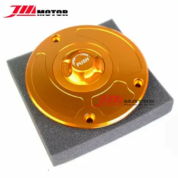 

Motorcycle CNC Aluminum Fuel Gas Cap Cover Fuel Tank Cap For kawasaki Z750 Z800 Z1000 Gold Color