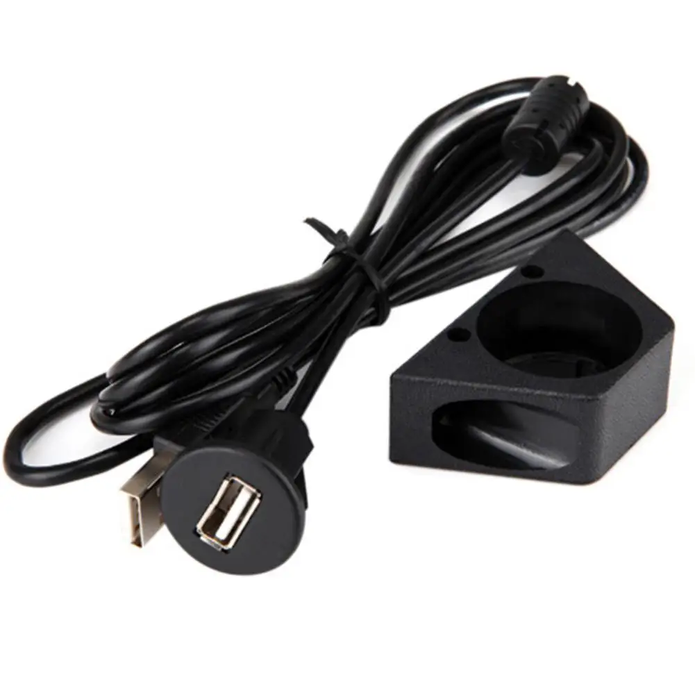 2 м водонепроницаемый заподлицо USB док-станция адаптер приборной панели Пан USB 3,0 порт папа-мама удлинитель aux usb адаптер для автомобиля