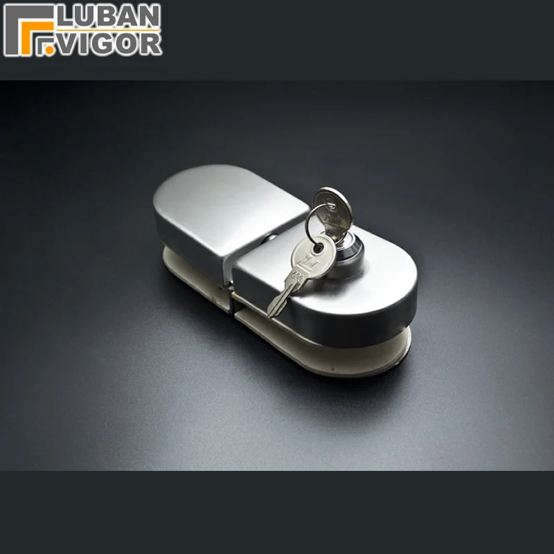 High quality,Glass Door Latches Lock/bolt with key,Rugged Safety,10