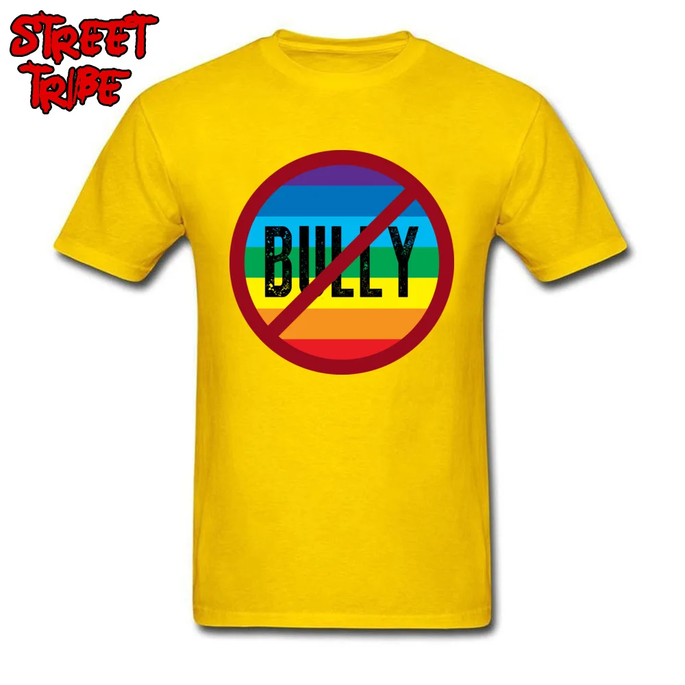 Fashion Men T-Shirt Bully Personalized Tops Shirt Pure Cotton Short Sleeve comfortable Tee-Shirt Round Neck Free Shipping Bully yellow