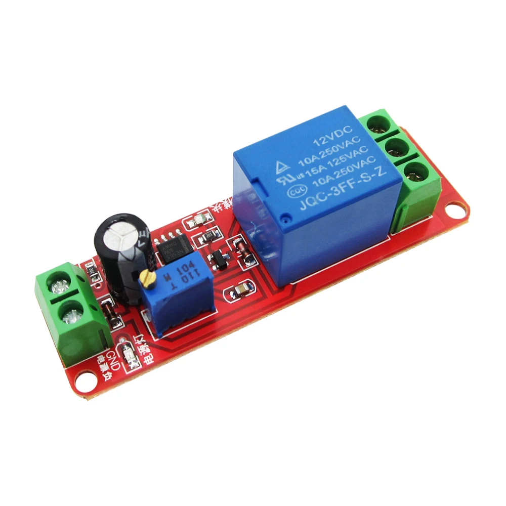NE555 Timer Switch Adjustable Module Time delay relay Module DC 12V