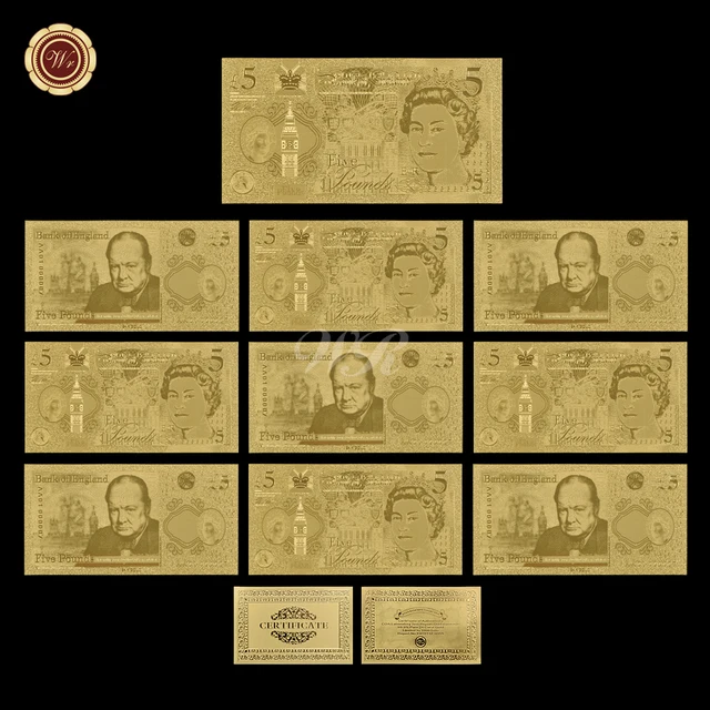 Collecting Colored Gold Banknotes: An Exciting Journey Around the World