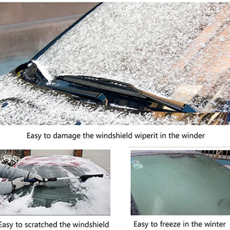 Car Windscreen Cover Snow Frost Ice Winter Sun Shade Dust Protector Shield Car Windshield Cover