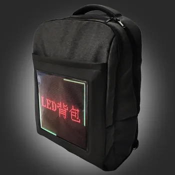 

Compact Backpack For Outdoor Advertisement Business Laptop Bags School Bag Double Shoulder Bag LED Back Bag