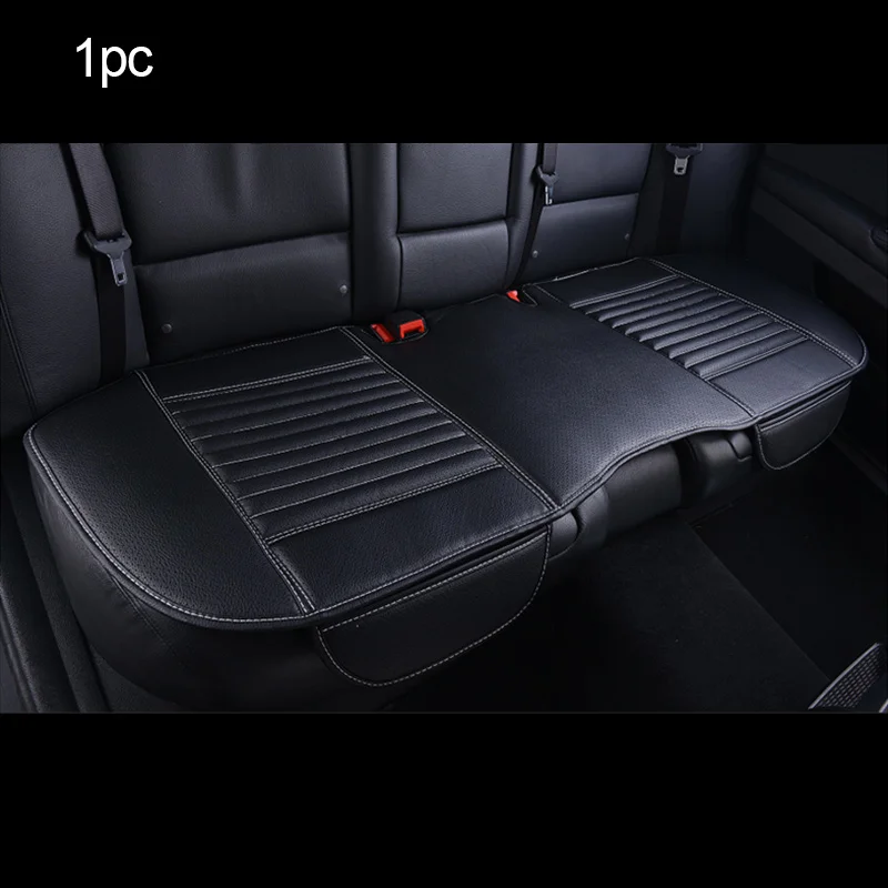 Premium PU Leather Car Seat Cover - Universal Waterproof & Anti-Slip Cushion Protector