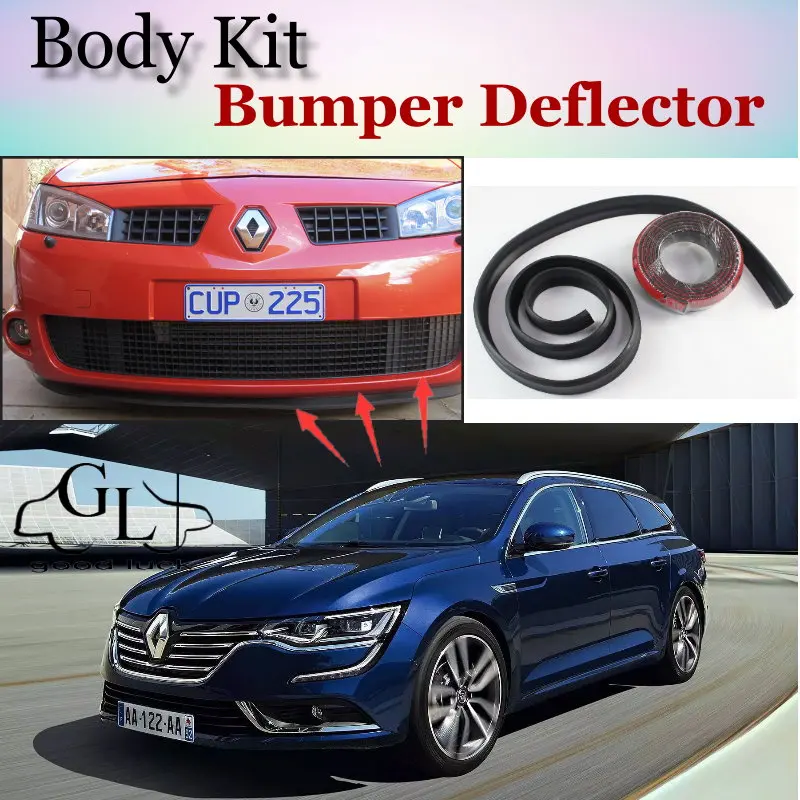 Дефлектор губ для бампера Renault Talisman / Samsung SM7 передняя юбка спойлера ДЛЯ TopGear Friends