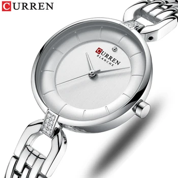 Relógio de pulso feminino Curren de quartzo modelo 9052