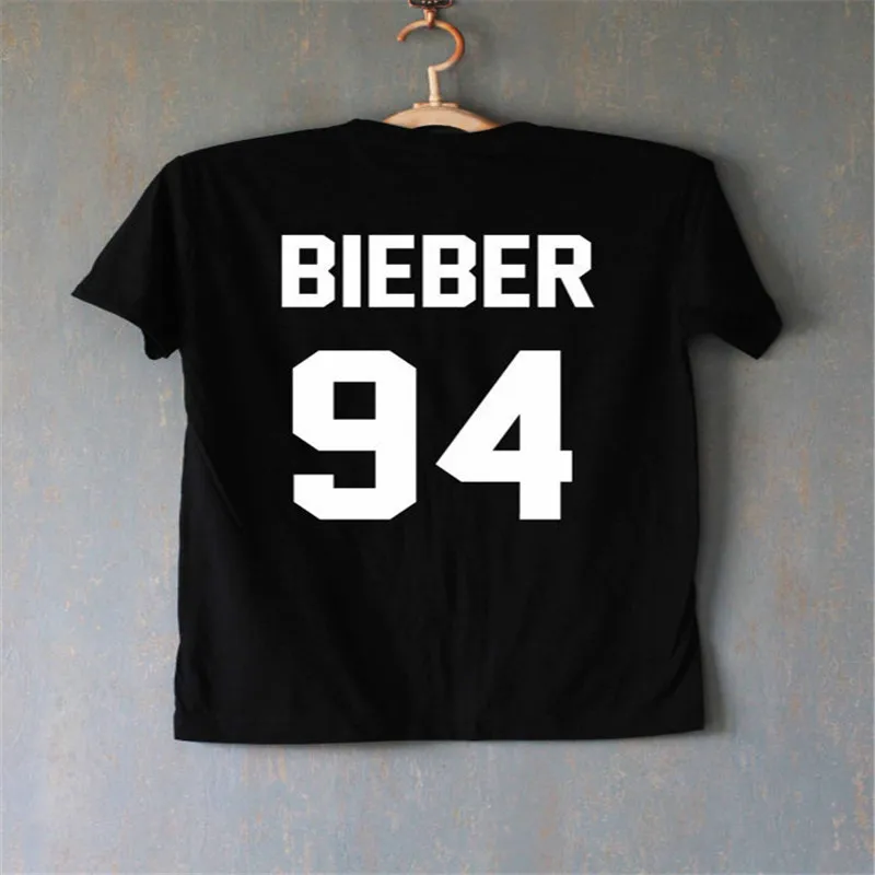 

JUSTIN BIEBER 94 T Shirt Men Women Summer T Shirts Hip Hop Tops Tee Shirt Casual Couple Tshirts