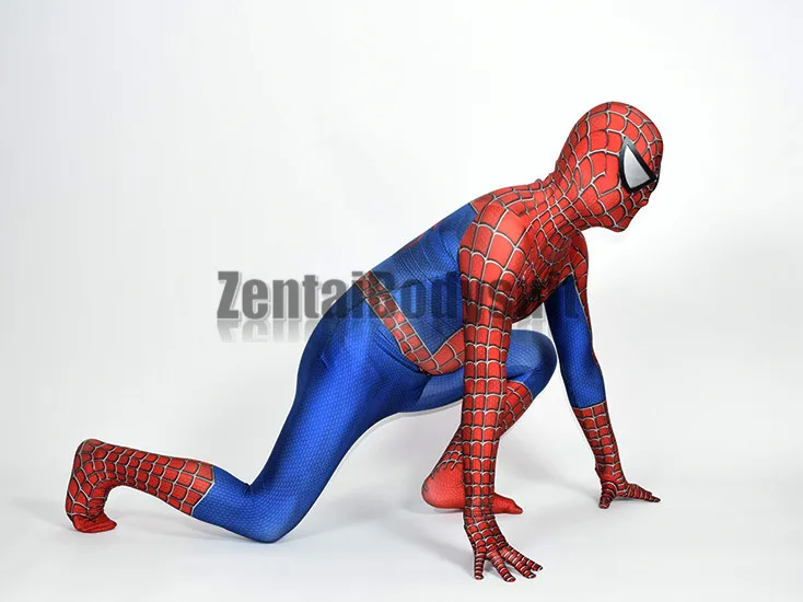 Костюм Raimi Spider-man с 3D принтом вечерние костюмы Человека-паука для Хэллоуина