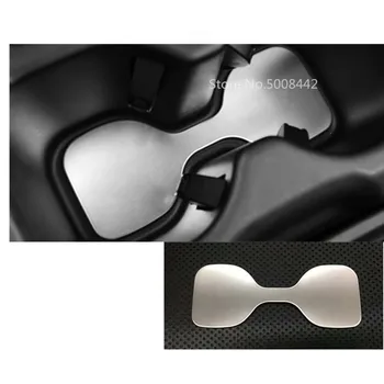 

For Honda CRV CR-V 2017 2018 2019 2020 Car styling inner trim Center Console middle front Cup gear Stainless steel pad 1pcs