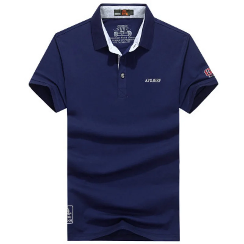 

Polo Men Brand High Quality Casual 2019 Fashion Male Polo Shirt Summer Dress Cotton Top Clothing Collar Men Polo Shirt Business