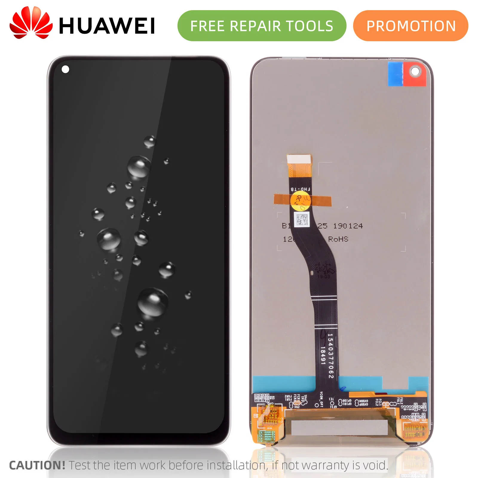 

Original LCD For Huawei Honor V20 Display Touch Screen Digitizer Assembly For Honor V20 View 20 LCD Display PCT-AL10 PCT-L29