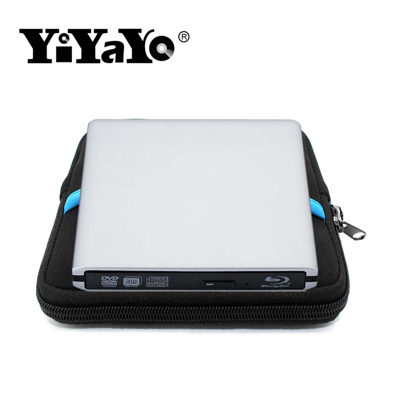 

YiYaYo USB 3.0 Blu-ray drive External DVD RW Optical Combo CD/DVD/BD-ROM 3D Player Super for Macbook Laptop PC