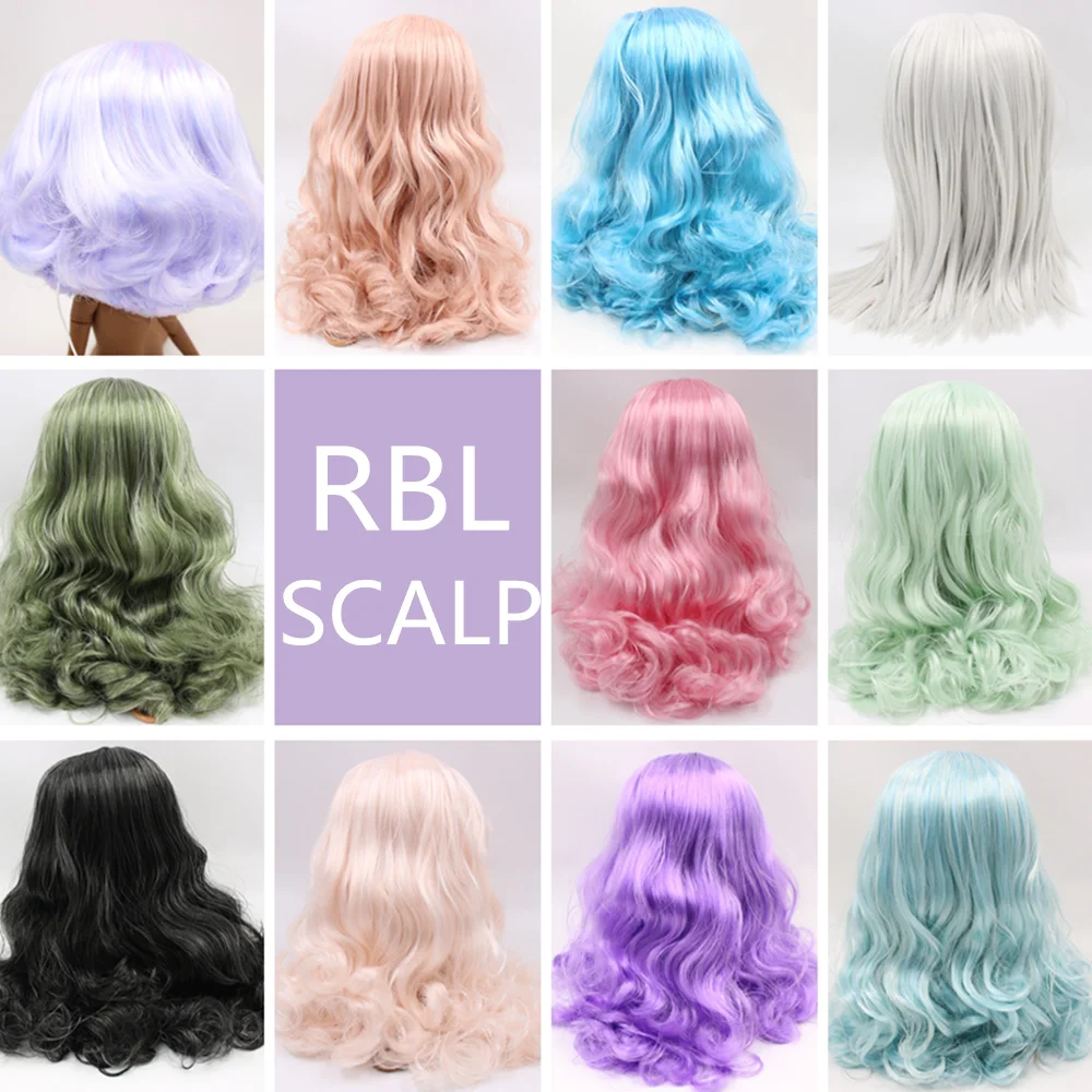 

RBL Blyth Doll Scalp Solft hair Wigs Including the hard endoconch series.55 Factory Blyth