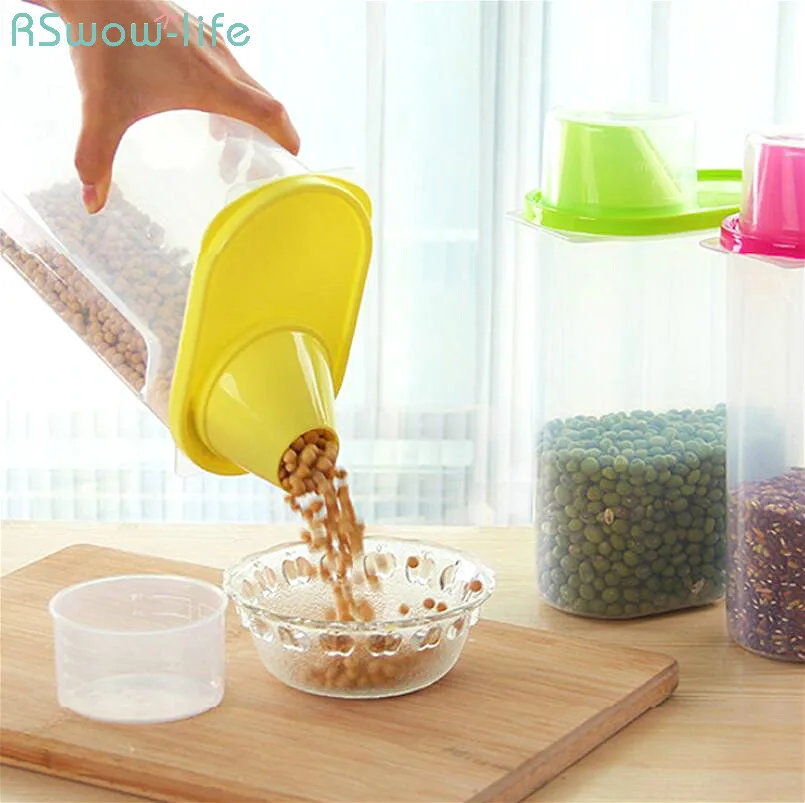 

Grain Grocery Storage Container Tank Large Plastic Receiving Box Kitchen Food Storage Receiving Box Goods Sealed Tank Household