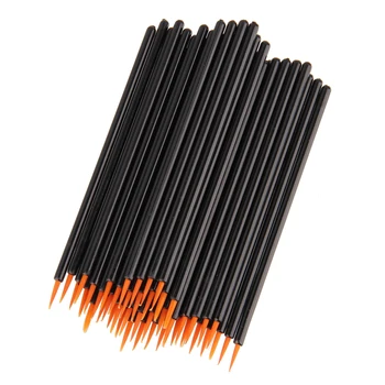 

BEAUTY7 50Pcs Disposable Swab Micro Brush Mascara Wands Applicator Eyelash Extension Tools Makeup Brush Cleaner Eye Lashes Brush