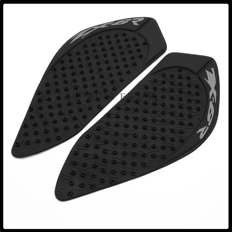 3D Rubber Side Tank Pad Protector For Kawasaki ZX-6R / Ninja 636 (1999-2025) - Green Design