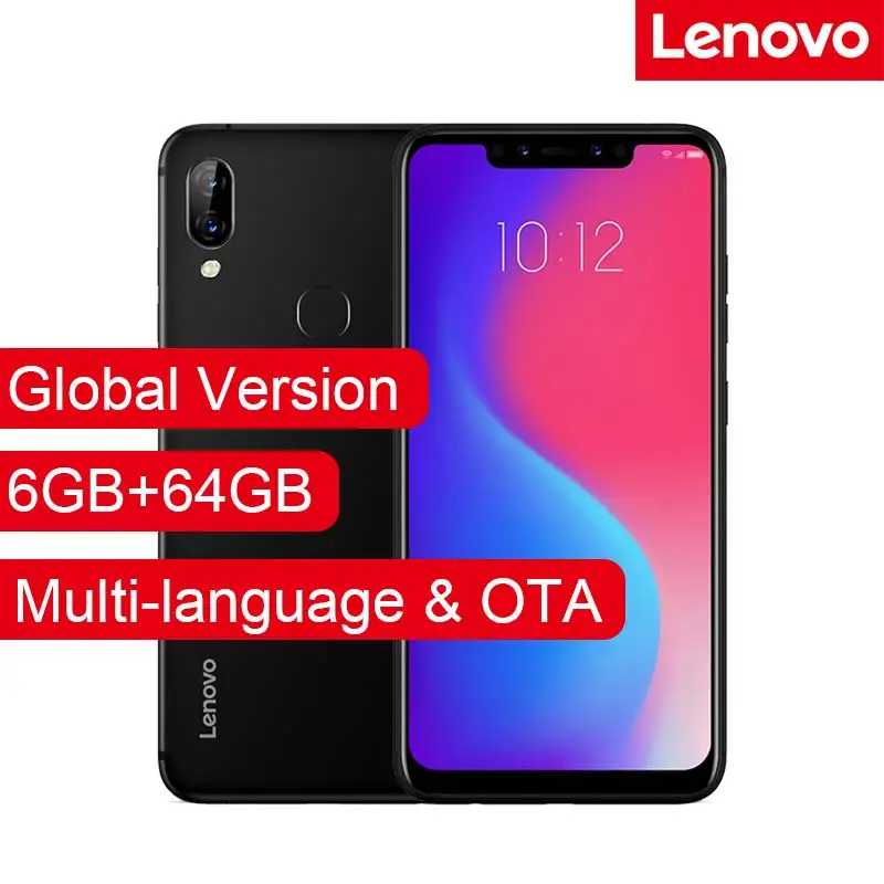 Global Version Lenovo S5 Pro 20MP Four-cams 6GB 64GB Mobile Phone 6.2inch FHD+ 1080P Snapdragon 636 8-core 3500mAh 4G Smartphone