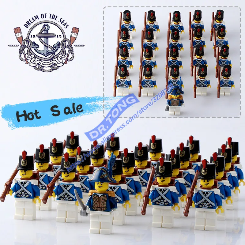 Cena DR. TONG 21 sztuk partia piraci z karaibów BritainRoyal Navy figurki klocki klocki