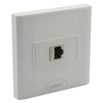

1 X CAT6A Shield RJ45 Wall Plate With Backside Female to Female connector