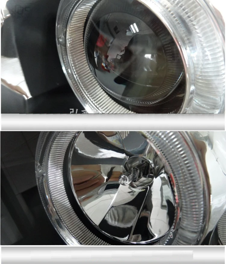 Автомобильный Стильный чехол для фары Nissan Tiida 2008-2010 Tiida светодиодный фонарь DRL H7 D2H Hid вариант Angel Eye Bi Xenon