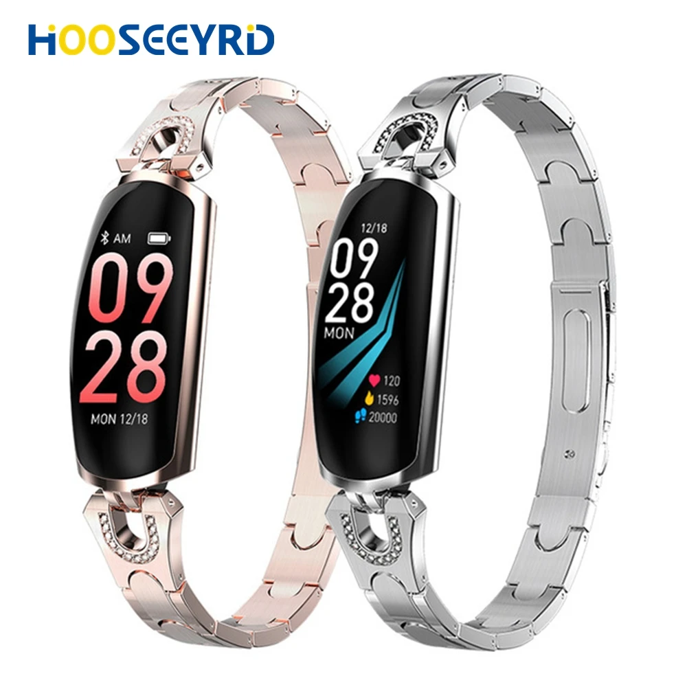 

Smart Watch Women IP67 Waterproof Heart Rate Monitor For Android IOS Phone Fashion Girl Watch Lady Fitness Bracelet Smartwatch