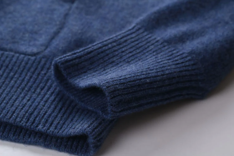 100% кашемир добавить толстые женские толстовки с капюшоном галстук-воротник большими карманами пуловер пальто джинсы Синий 6 видов цветов
