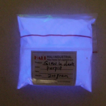 

glow in dark powder, glow in dark pigment, luminescent pigment, purple, (order reach 5kg, give special discount of postage)